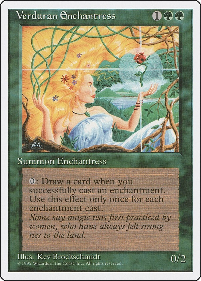 Image for Verduran Enchantress [Fourth Edition] - Magic: The Gathering