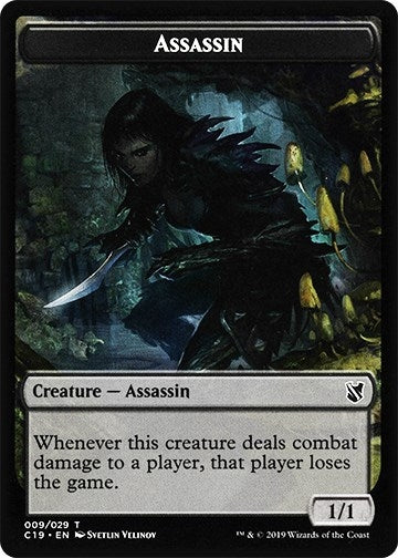 Image for Assassin // Morph Double-Sided Token (9 // 27) [Commander 2019] - Magic: The Gathering