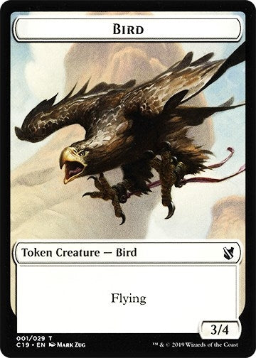 Image for Bird (001) // Sculpture Double-Sided Token (1 // 24) [Commander 2019] - Magic: The Gathering