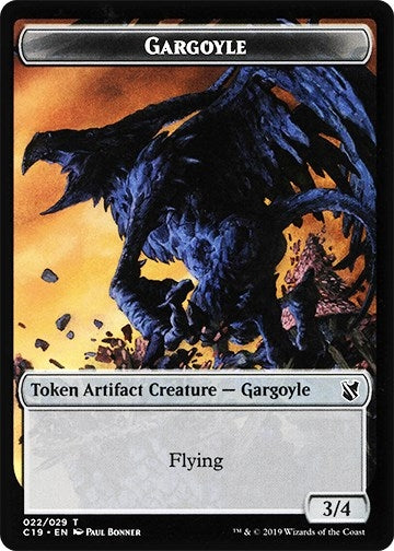 Image for Gargoyle // Egg Double-Sided Token (22 // 16) [Commander 2019] - Magic: The Gathering