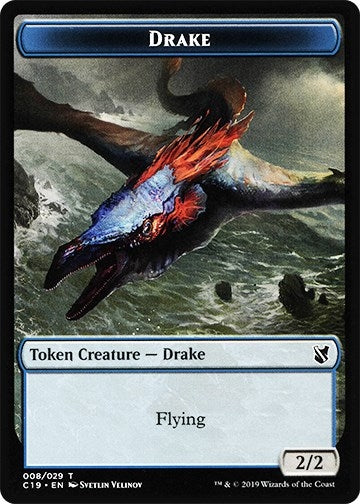 Image for Drake // Human Double-Sided Token (8 // 3) [Commander 2019] - Magic: The Gathering