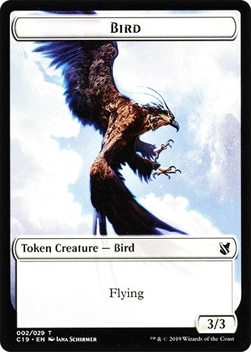 Image for Bird (002) // Sculpture Double-Sided Token (2 // 24) [Commander 2019] - Magic: The Gathering