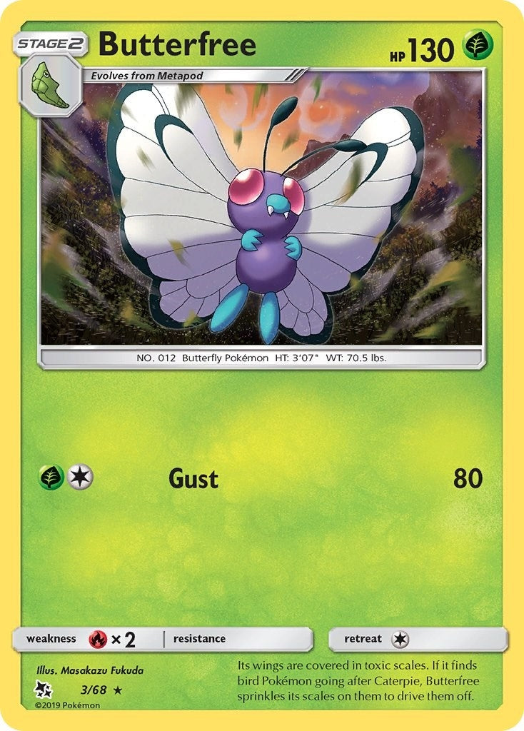 Image for Butterfree (3/68) [Hidden Fates] - Pokemon
