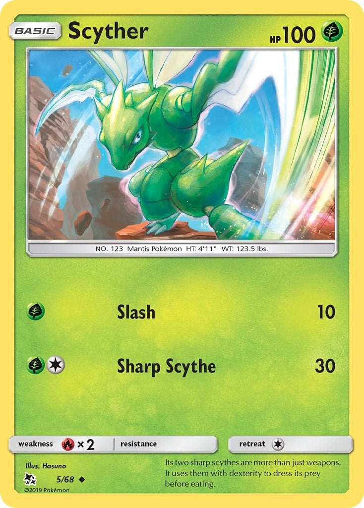 Image for Scyther (5/68) [Hidden Fates] - Pokemon