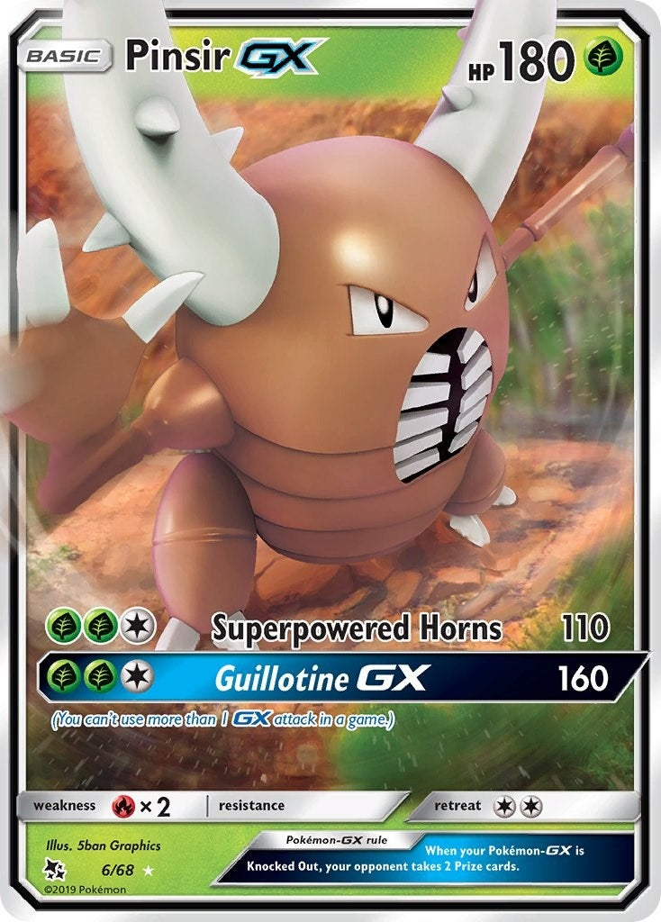 Image for Pinsir GX (6/68) [Hidden Fates] - Pokemon