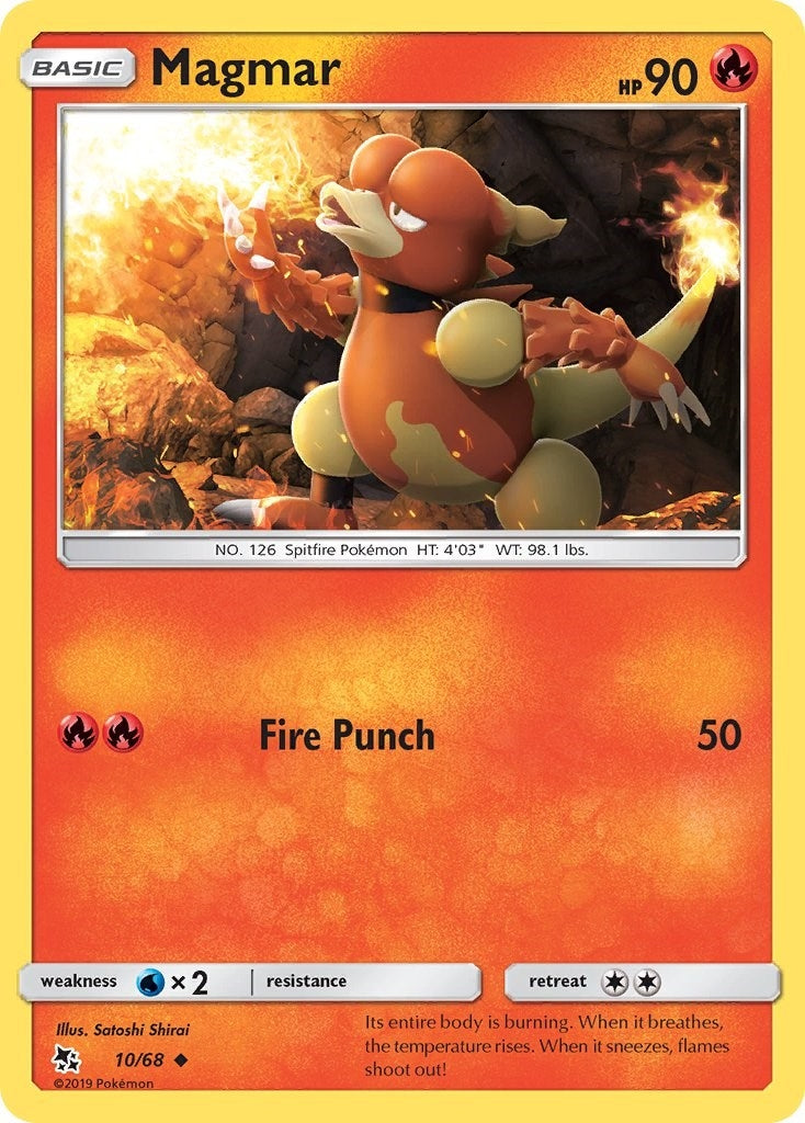 Image for Magmar (10/68) [Hidden Fates] - Pokemon