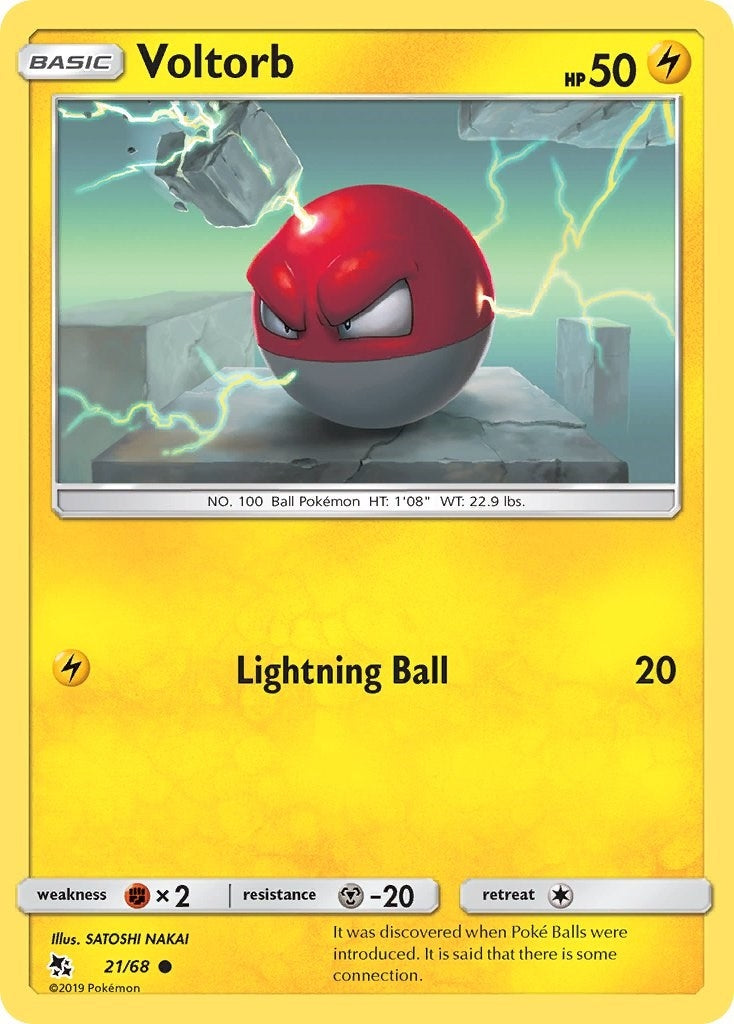 Image for Voltorb (21/68) [Hidden Fates] - Pokemon