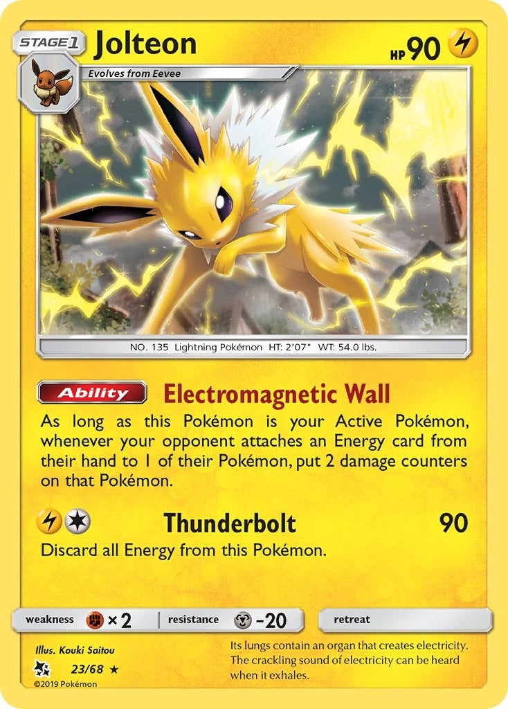 Image for Jolteon (23/68) [Hidden Fates] - Pokemon