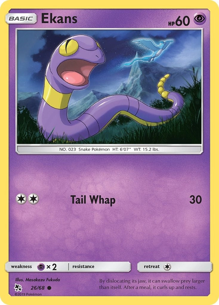 Image for Ekans (26) (26/68) [Hidden Fates] - Pokemon