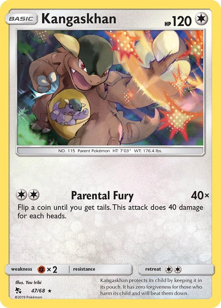 Image for Kangaskhan (47/68) [Hidden Fates] - Pokemon
