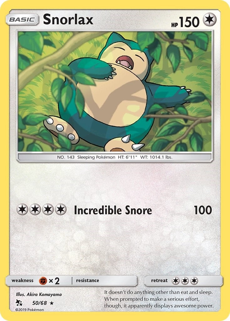 Image for Snorlax (50/68) [Hidden Fates] - Pokemon
