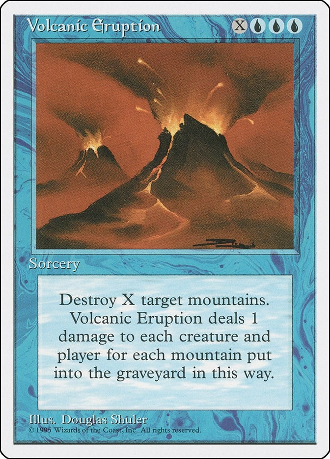 Image for Volcanic Eruption [Fourth Edition] - Magic: The Gathering
