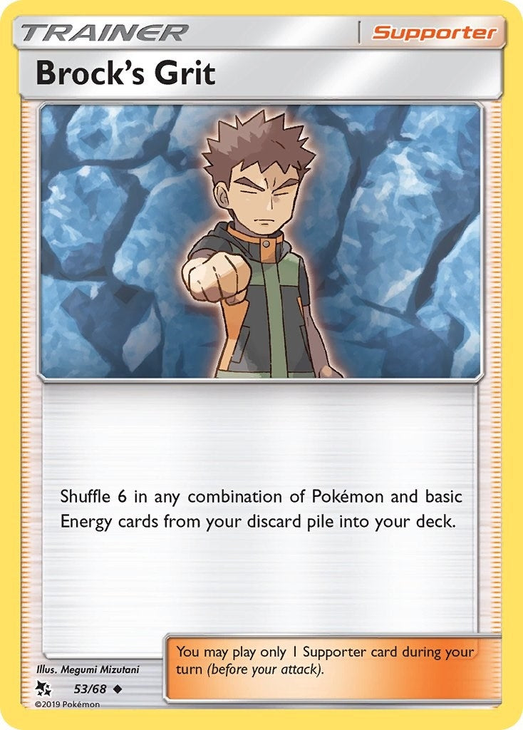 Image for Brock's Grit (53/68) [Hidden Fates] - Pokemon