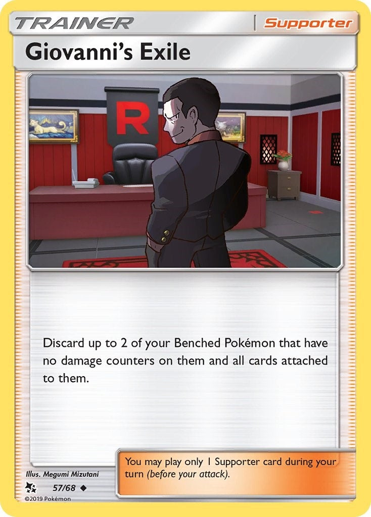 Image for Giovanni's Exile (57/68) [Hidden Fates] - Pokemon