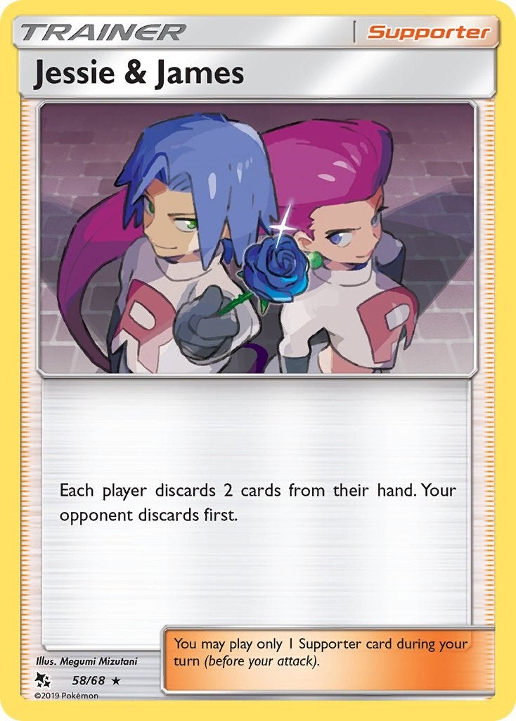 Image for Jessie & James (58/68) [Hidden Fates] - Pokemon