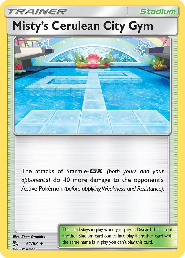 Image for Misty's Cerulean City Gym (61/68) [Hidden Fates] - Pokemon