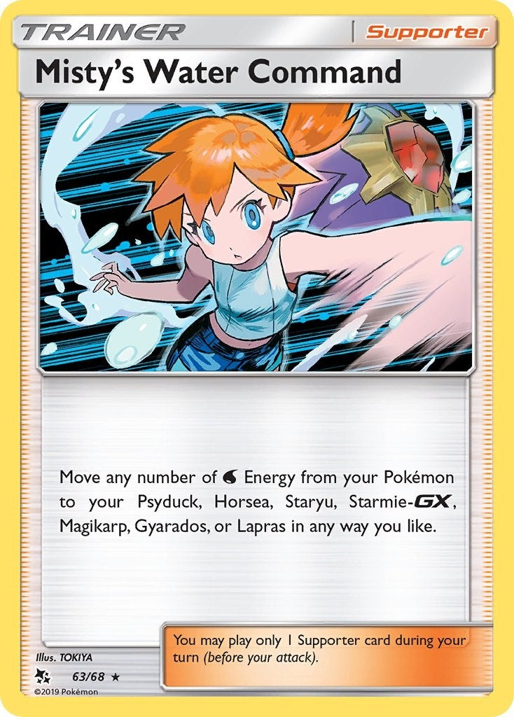 Image for Misty's Water Command (63/68) [Hidden Fates] - Pokemon