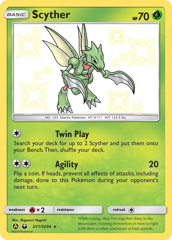 Image for Scyther (SV1/SV94) [Hidden Fates: Shiny Vault] - Pokemon