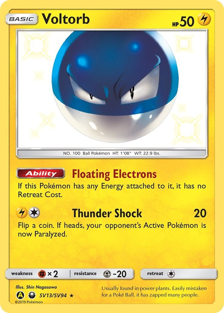 Image for Voltorb (SV13/SV94) [Hidden Fates: Shiny Vault] - Pokemon