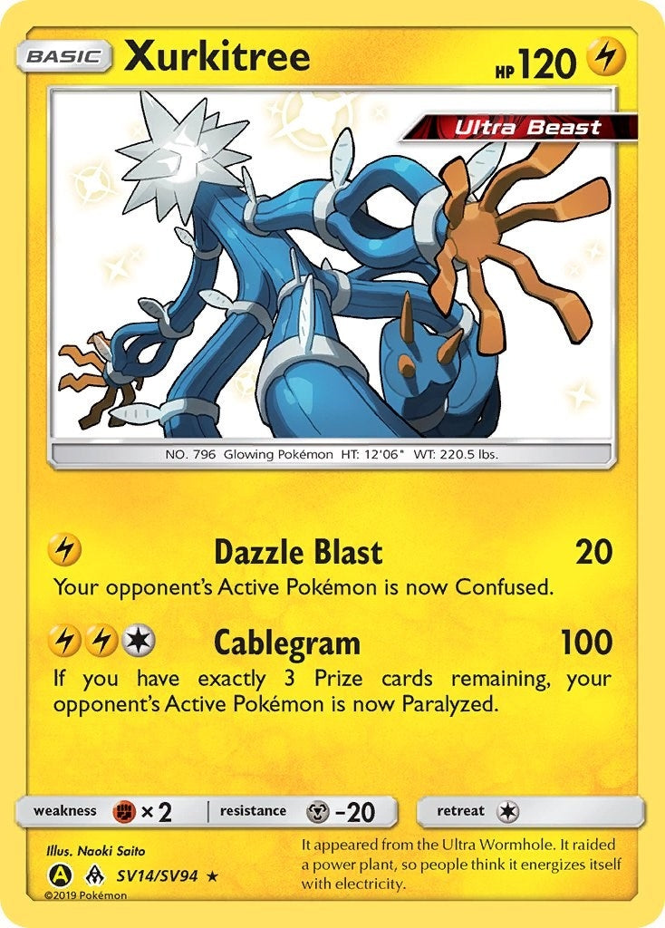 Image for Xurkitree (SV14/SV94) [Hidden Fates: Shiny Vault] - Pokemon