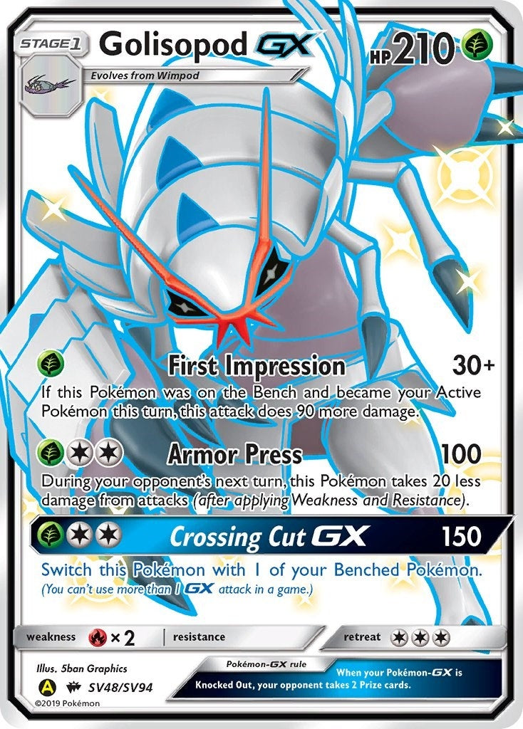 Image for Golisopod GX (SV48/SV94) [Hidden Fates: Shiny Vault] - Pokemon