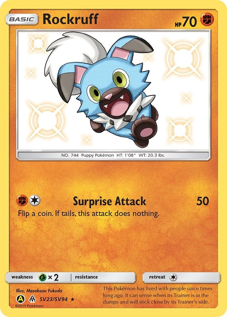 Image for Rockruff (SV23/SV94) [Hidden Fates: Shiny Vault] - Pokemon