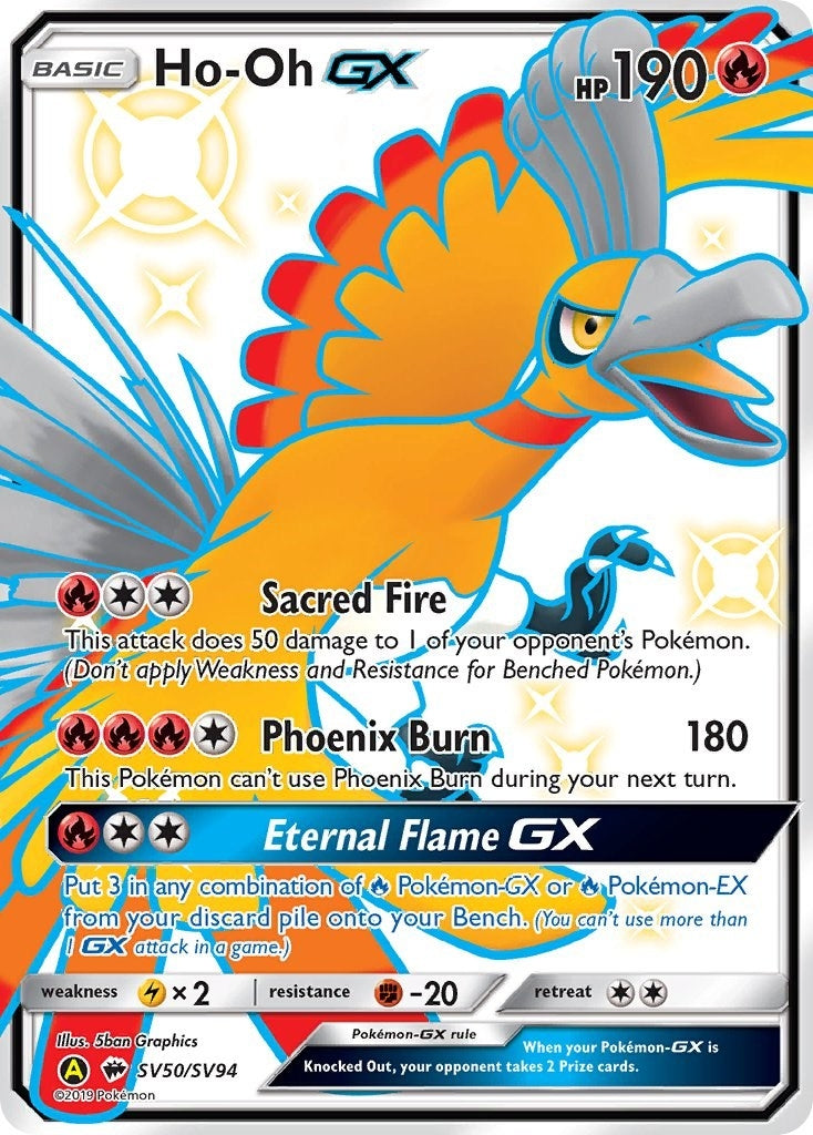 Image for Ho-Oh GX (SV50/SV94) [Hidden Fates: Shiny Vault] - Pokemon