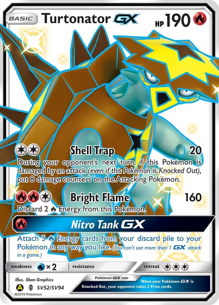 Image for Turtonator GX (SV52/SV94) [Hidden Fates: Shiny Vault] - Pokemon