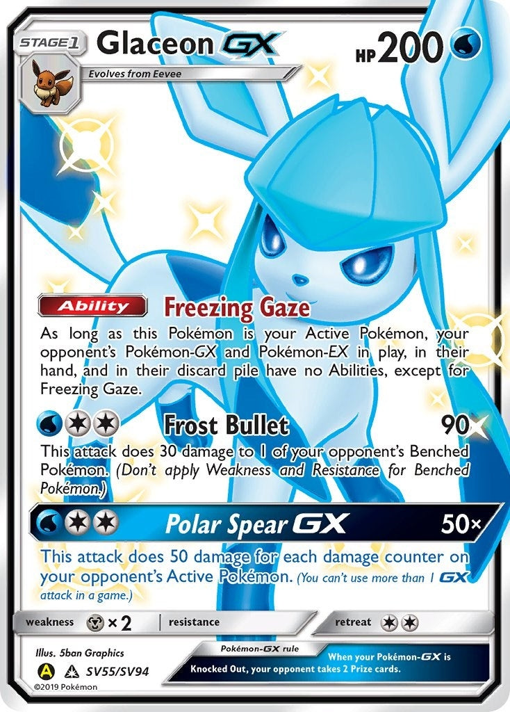 Image for Glaceon GX (SV55/SV94) [Hidden Fates: Shiny Vault] - Pokemon