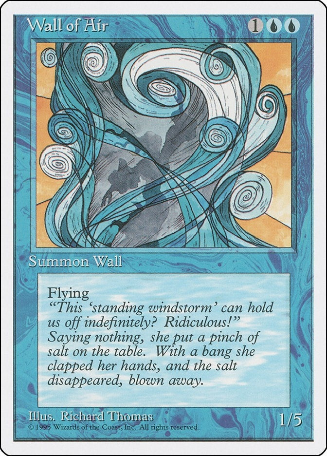 Image for Wall of Air [Fourth Edition] - Magic: The Gathering