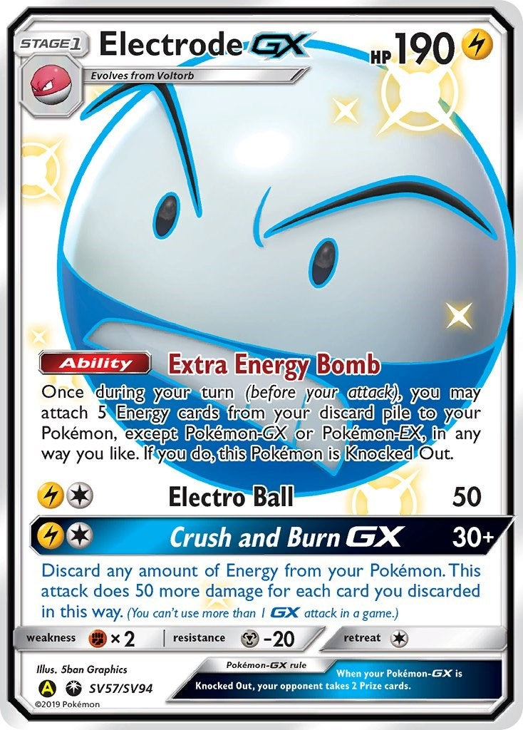 Image for Electrode GX (SV57/SV94) [Hidden Fates: Shiny Vault] - Pokemon