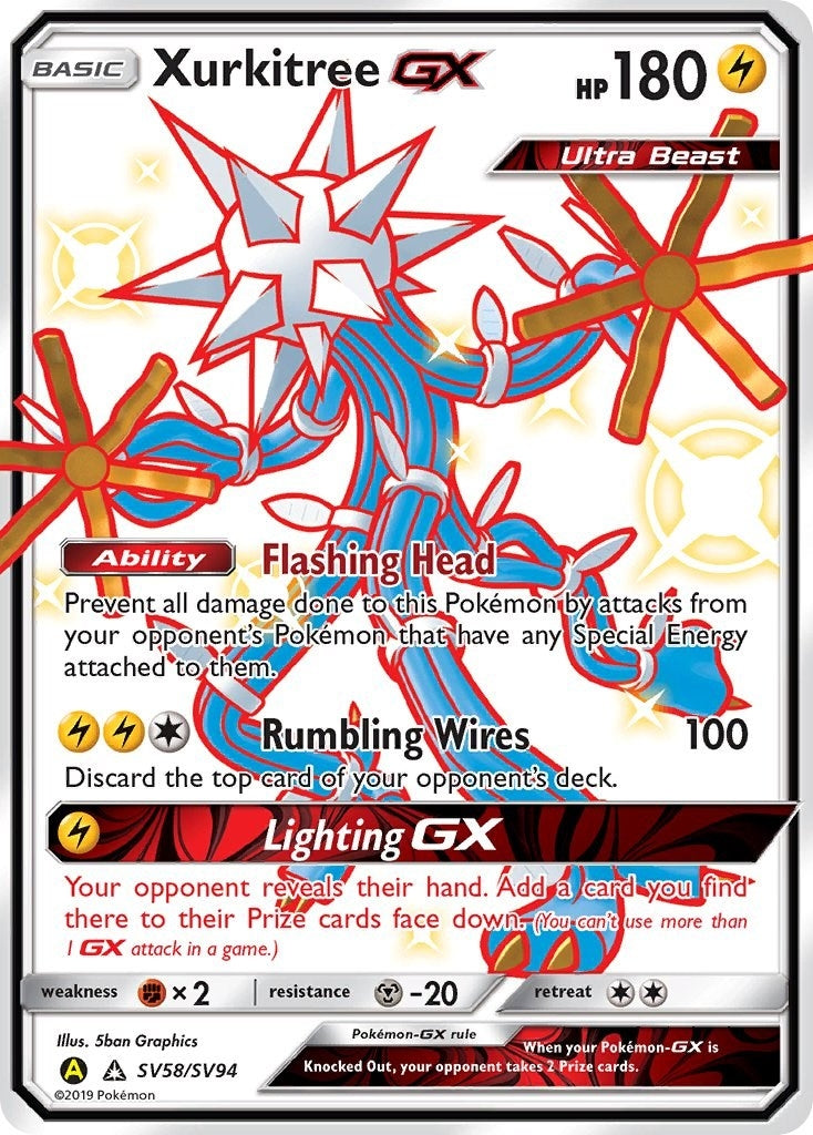 Image for Xurkitree GX (SV58/SV94) [Hidden Fates: Shiny Vault] - Pokemon