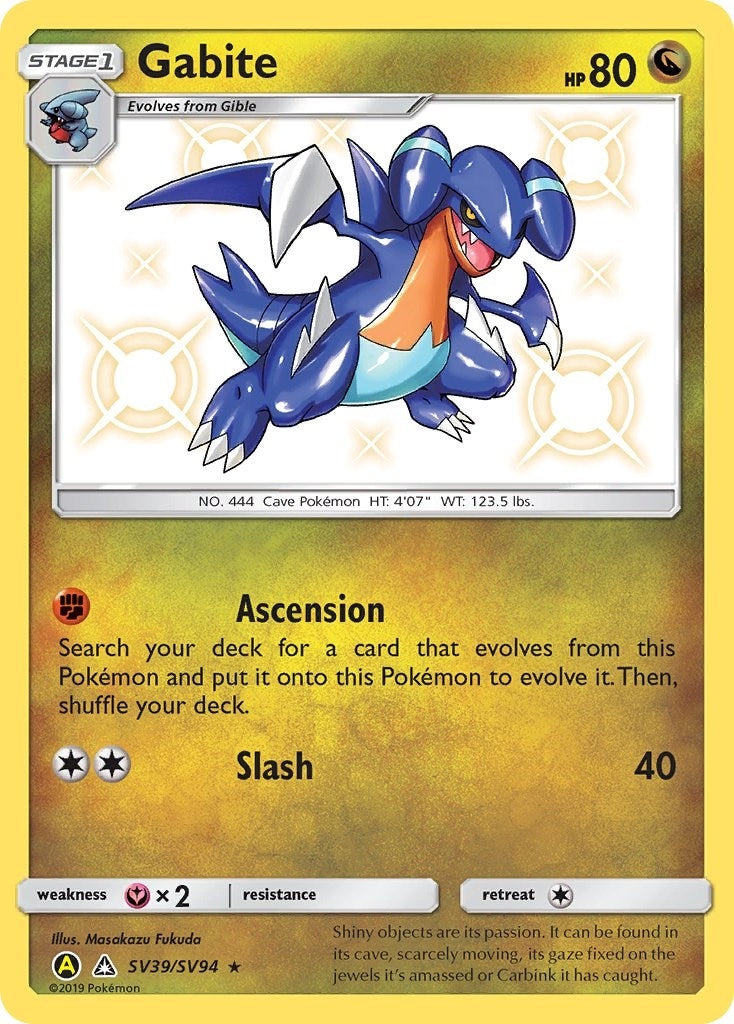 Image for Gabite (SV39/SV94) [Hidden Fates: Shiny Vault] - Pokemon