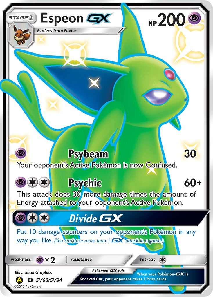 Image for Espeon GX (SV60/SV94) [Hidden Fates: Shiny Vault] - Pokemon
