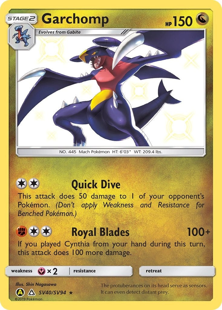 Image for Garchomp (SV40/SV94) [Hidden Fates: Shiny Vault] - Pokemon