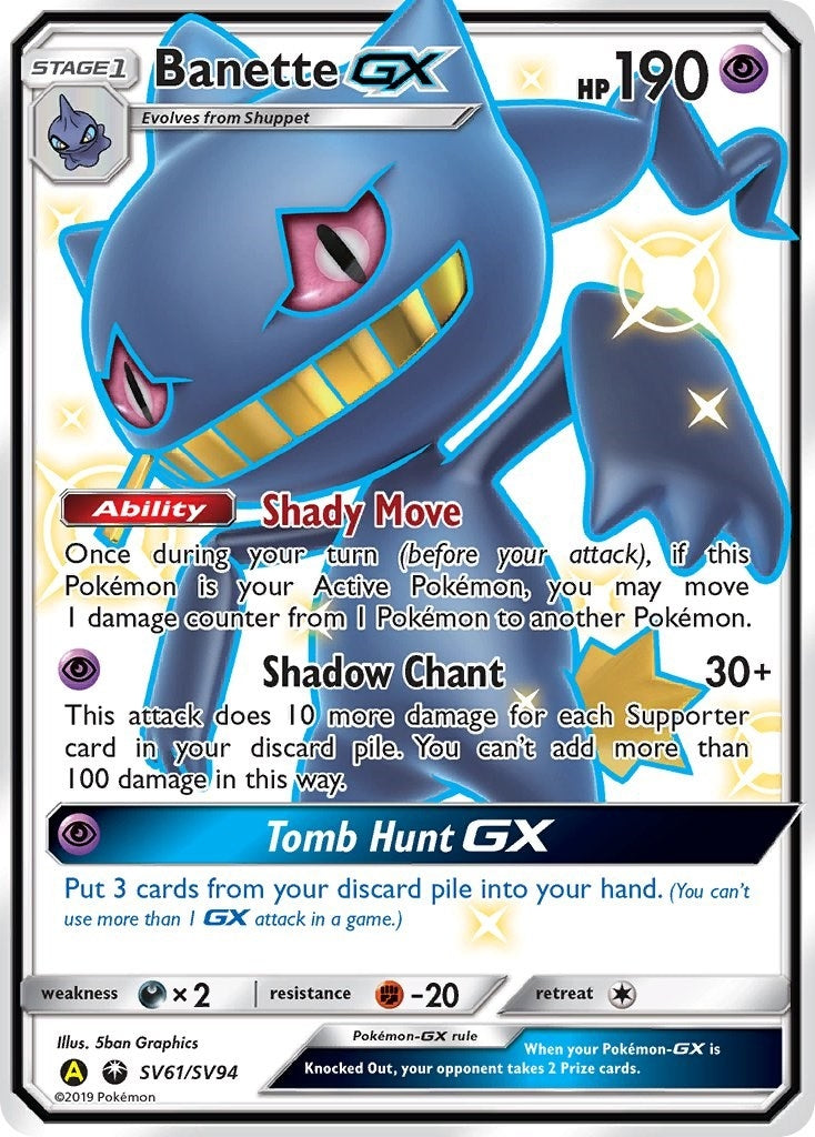 Image for Banette GX (SV61/SV94) [Hidden Fates: Shiny Vault] - Pokemon