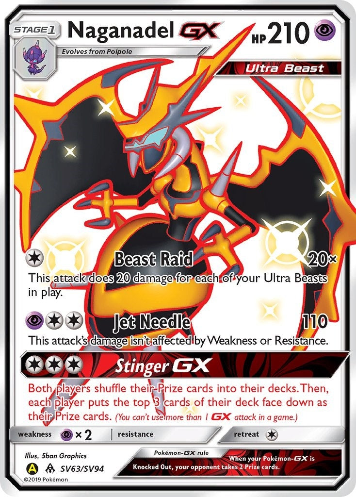 Image for Naganadel GX (SV63/SV94) [Hidden Fates: Shiny Vault] - Pokemon