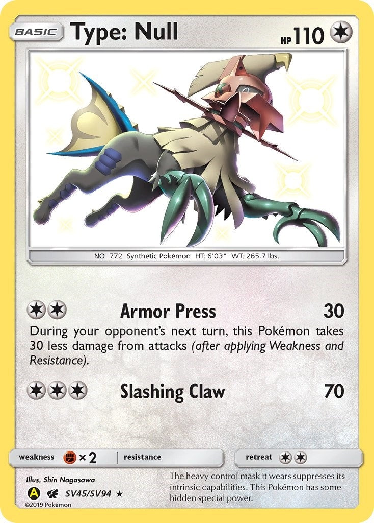 Image for Type: Null (SV45/SV94) [Hidden Fates: Shiny Vault] - Pokemon