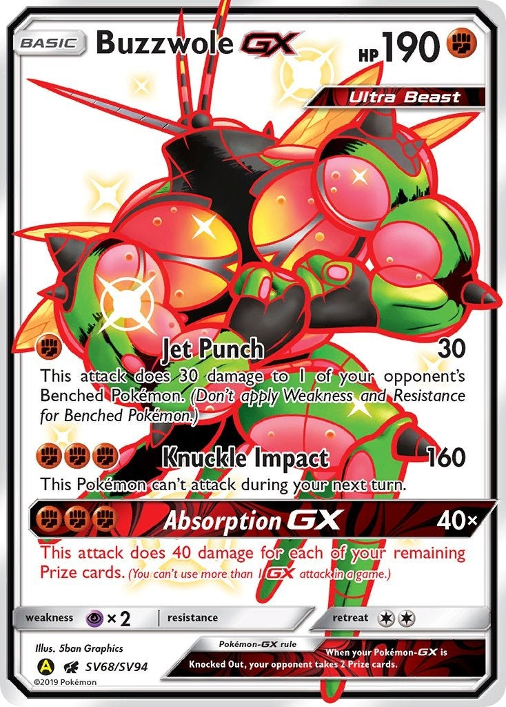 Image for Buzzwole GX (SV68/SV94) [Hidden Fates: Shiny Vault] - Pokemon