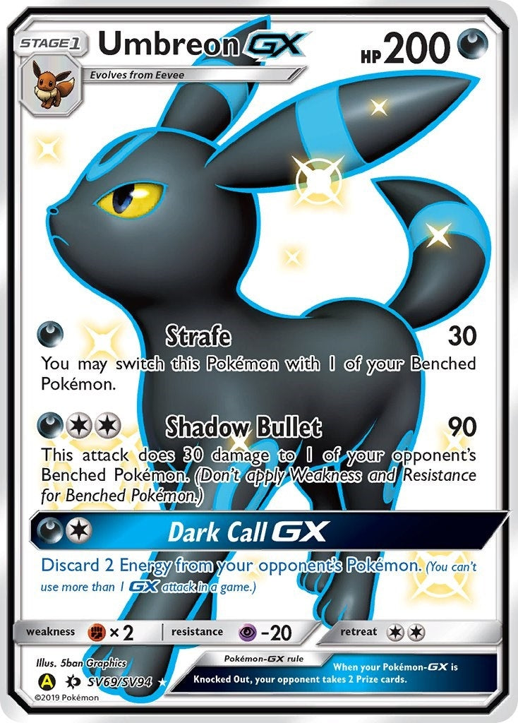 Image for Umbreon GX (SV69/SV94) [Hidden Fates: Shiny Vault] - Pokemon