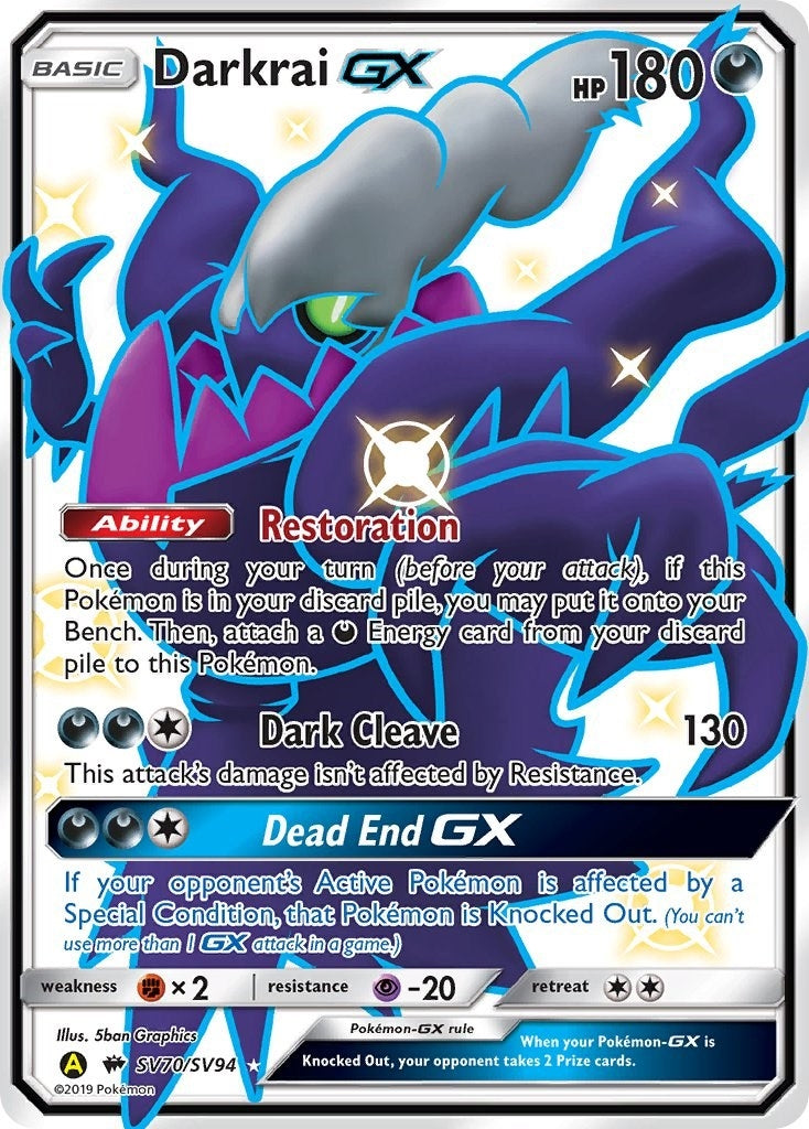 Image for Darkrai GX (SV70/SV94) [Hidden Fates: Shiny Vault] - Pokemon