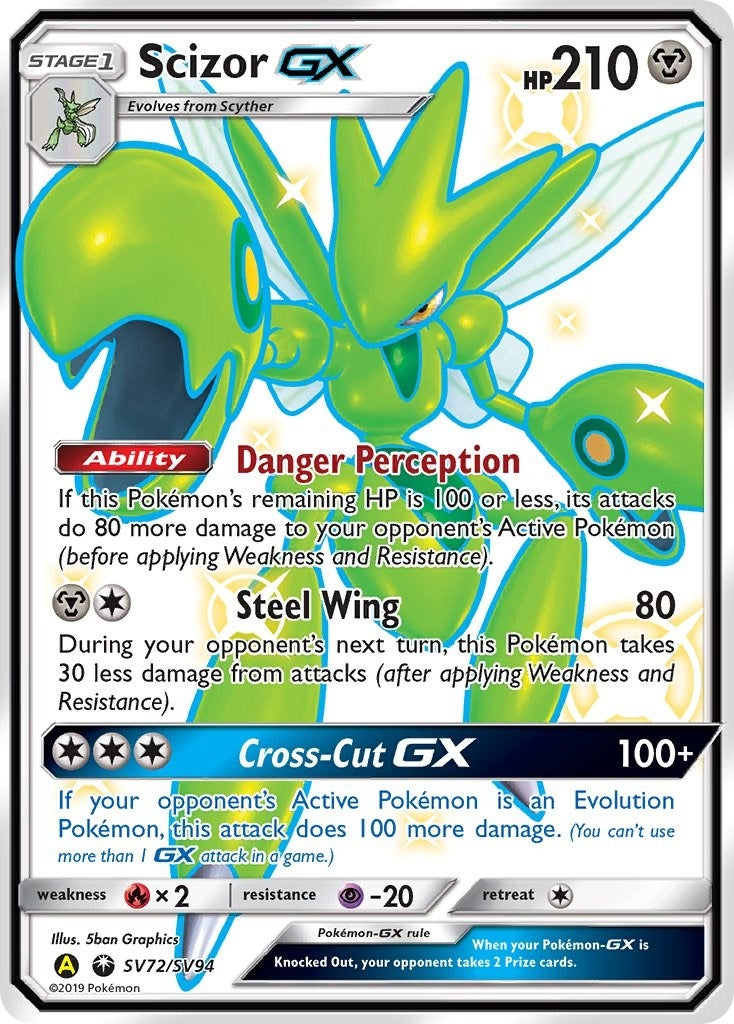 Image for Scizor GX (SV72/SV94) [Hidden Fates: Shiny Vault] - Pokemon