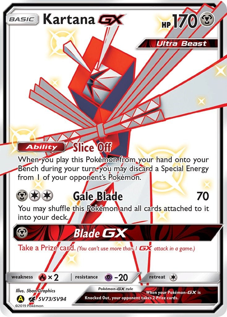 Image for Kartana GX (SV73/SV94) [Hidden Fates: Shiny Vault] - Pokemon