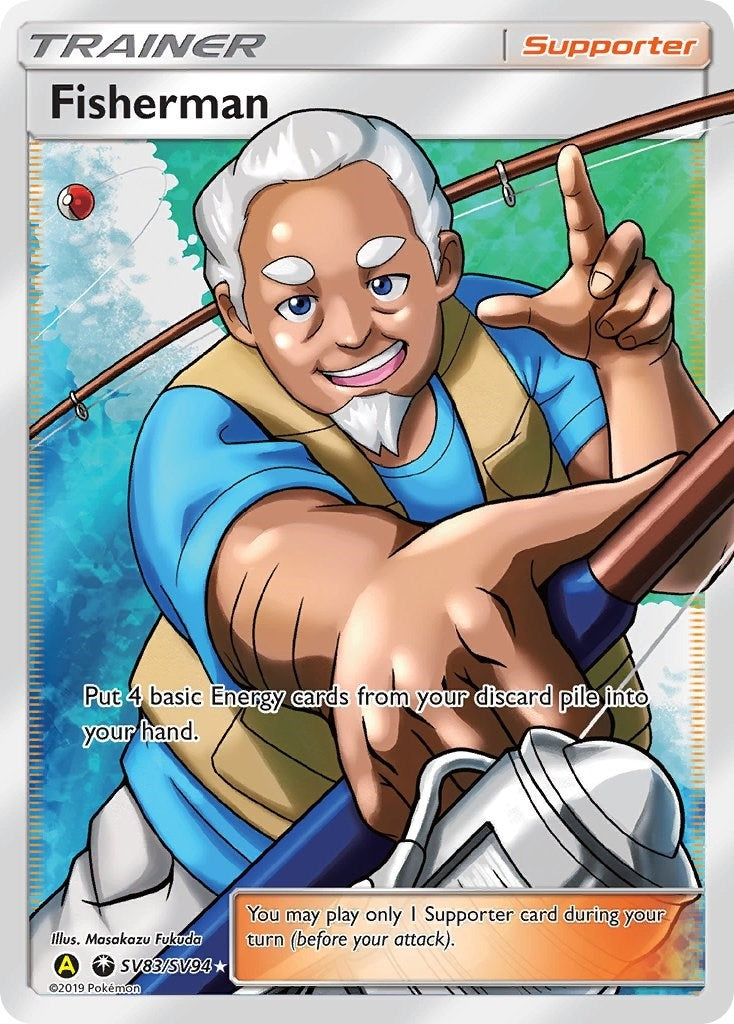 Image for Fisherman (SV83/SV94) [Hidden Fates: Shiny Vault] - Pokemon