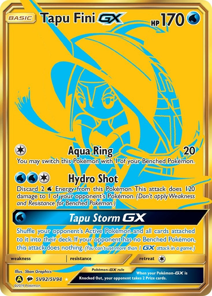 Image for Tapu Fini GX (SV92/SV94) [Hidden Fates: Shiny Vault] - Pokemon