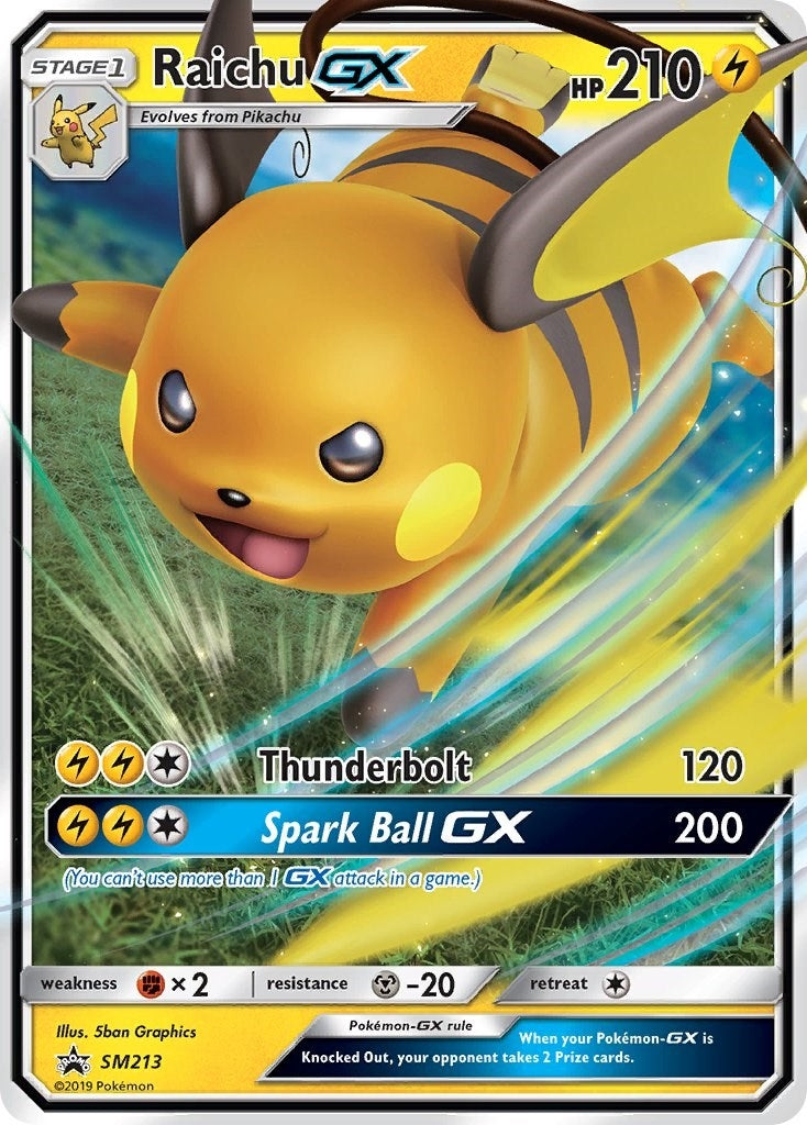 Image for Raichu GX - SM213 (SM213) [SM Promos] - Pokemon