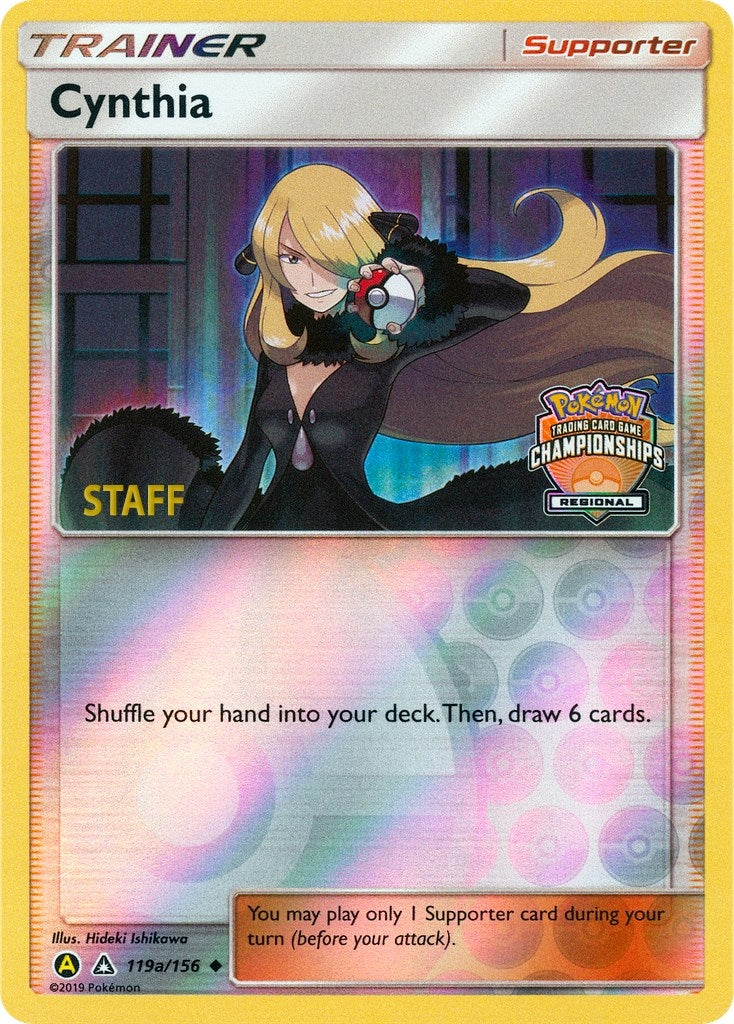 Image for Cynthia - 119a/156 (Regional Championships) [Staff] (119a/156) [League & Championship Cards] - Pokemon