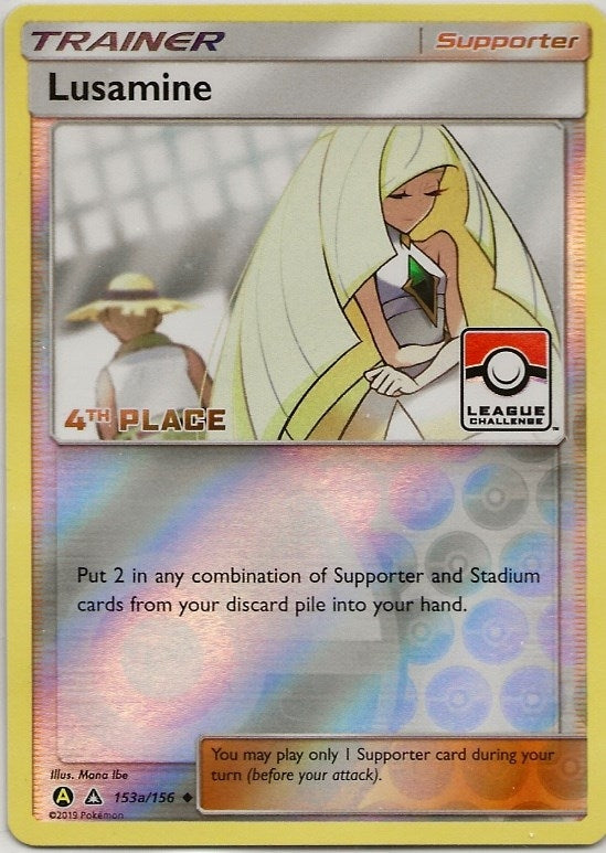 Image for Lusamine - 153a/156 (League Challenge) [4th Place] (153a/156) [League & Championship Cards] - Pokemon