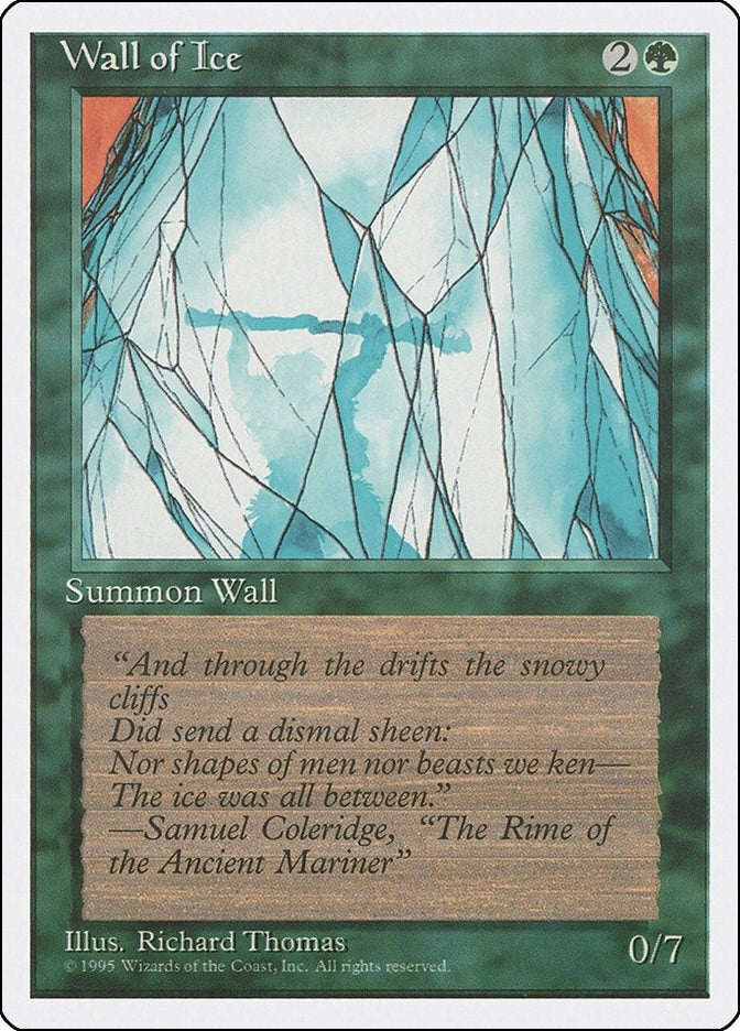 Image for Wall of Ice [Fourth Edition] - Magic: The Gathering