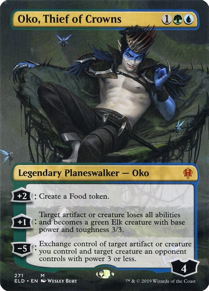 Image for Oko, Thief of Crowns (Borderless) (271) [Throne of Eldraine] - Magic: The Gathering